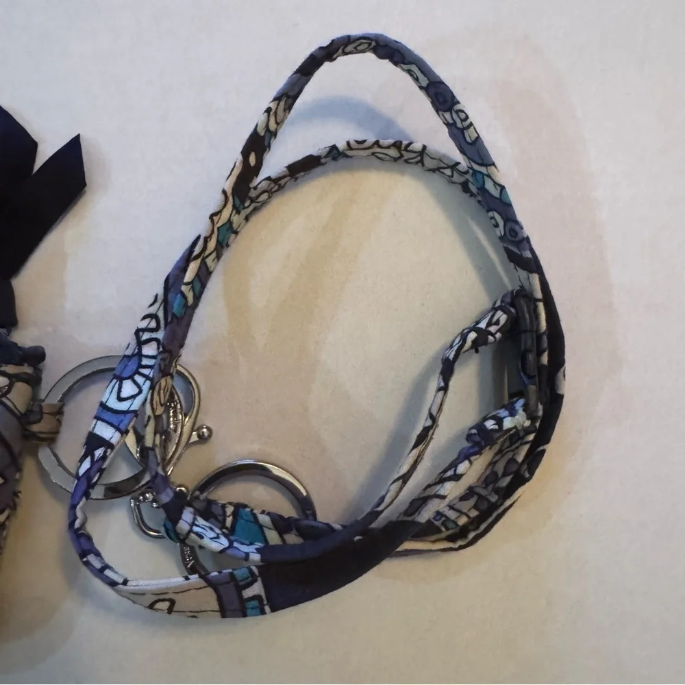 Vera Bradley Multi Color Zip ID & Lanyard